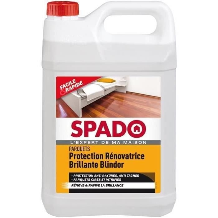 SPADO - Rénovateur Protecteur parquets- Protège, ravive et embellit- Non glissant - Cire d'abeille &