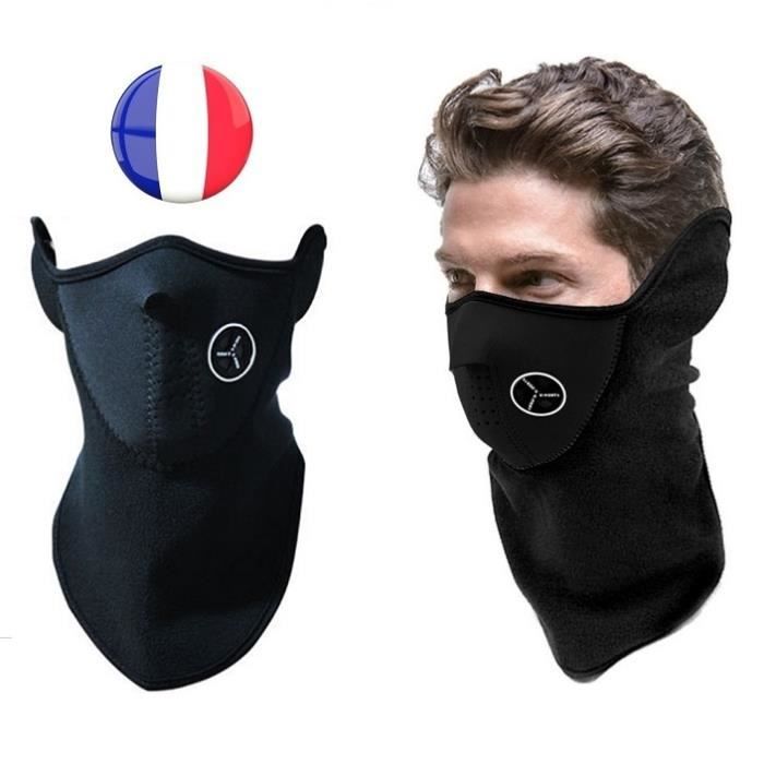 Portugal Drapeau Vintage Tour de Cou Ghetta Cagoule Masque de Ski Masque pour Le Visage Froid Chapeaux Hiver Cagoule pour Homme Femme Noir