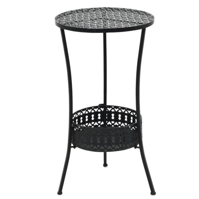 3125Elégant- Table de jardin Design Moderne - Table de bistro Table dextérieur - Table à thé de jardin Table de reception Meuble