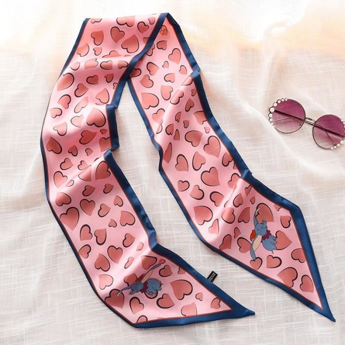 Foulard Imprimé Léopard Allegra K, Ultra Polyvalent – à Porter En écharpe, En Ruban à Cheveux Ou Accessoire Chic