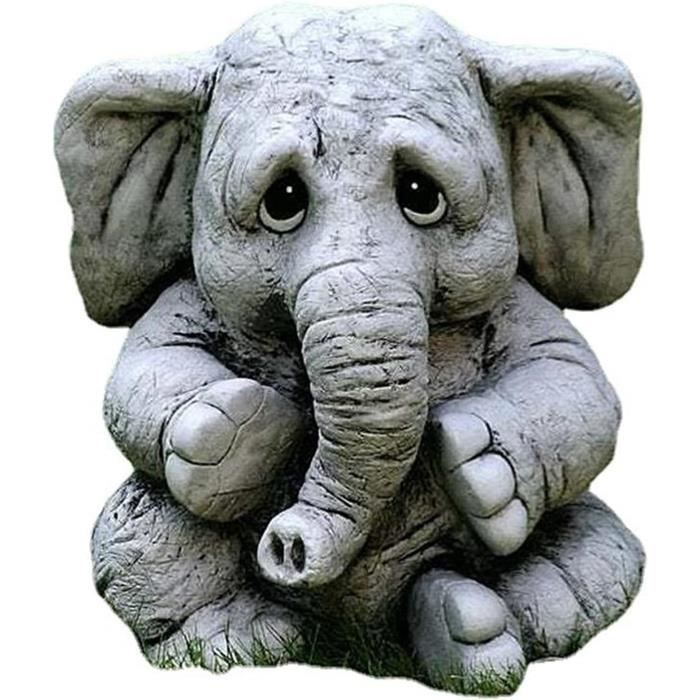 Statue Jardin Exterieur Moderne Lucky Elephant Statue Figurines De