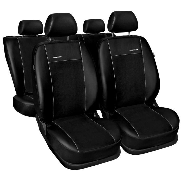 Housse De Siège Voiture Auto pour Honda Prelude III IV V Premium Noir éco- cuir set complet - Cdiscount Auto