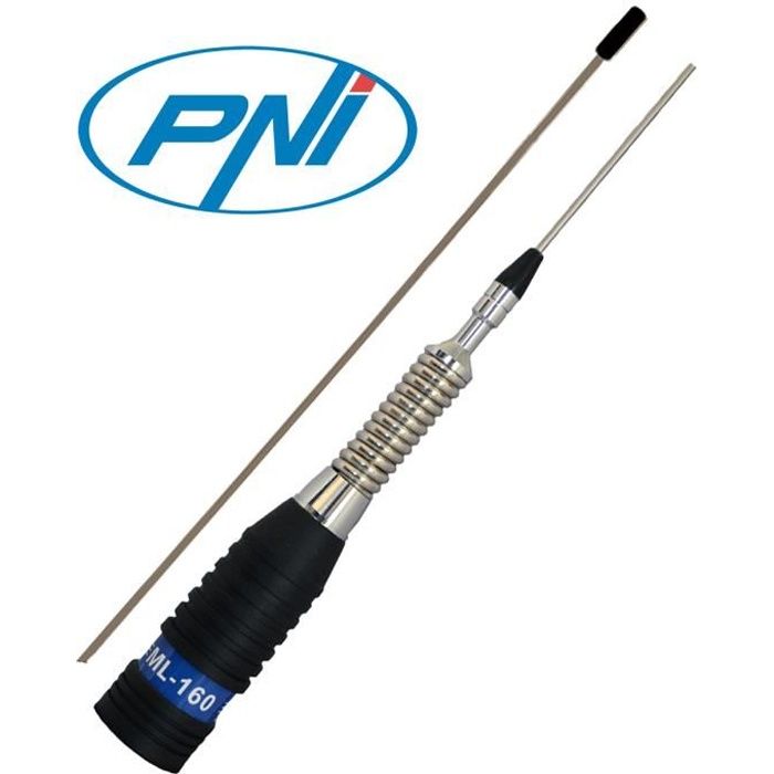 Antenne CB PNI ML160 longueur 145 cm avec support de câble T941