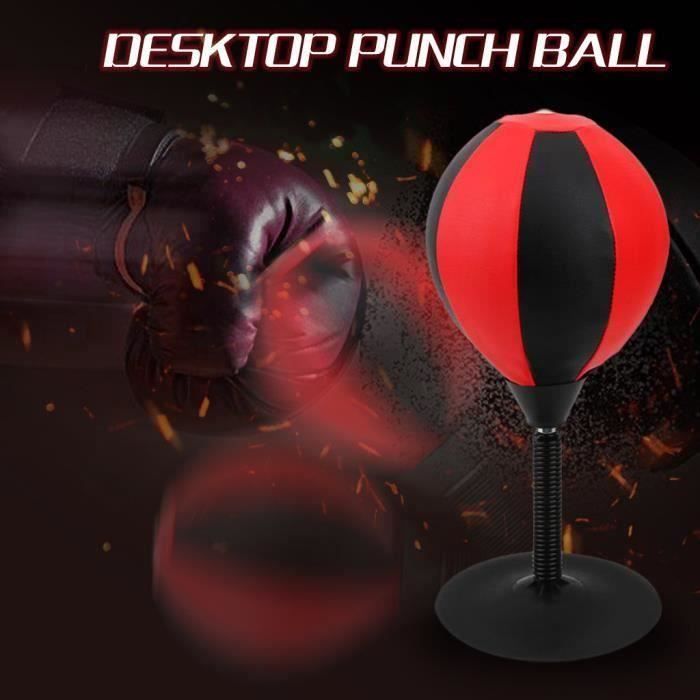 Punching Ball De Bureau Avec Ventouse - Pour Adultes Et Enfants - Anti-stress Et Loisir - Avec Pompe à Main - Pour Maison, Bureau, école - 7
