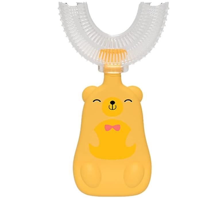 2 Pieces De Brosse A Dents En Forme De U Pour Enfants Brosse A Dents De Nettoyage Buccal A 360 Adaptee Aux 2 7 Ans Cdiscount Puericulture Eveil Bebe