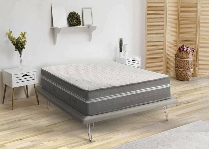 Matelas Oriana queen size 190x120h32 cm Blanc