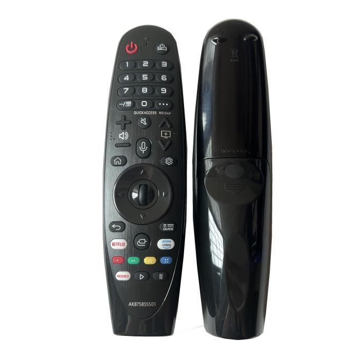 Télécommande Universelle LG (sans Voix/sans Souris) - Boutons Netflix, Prime Video - Remplacement Simple