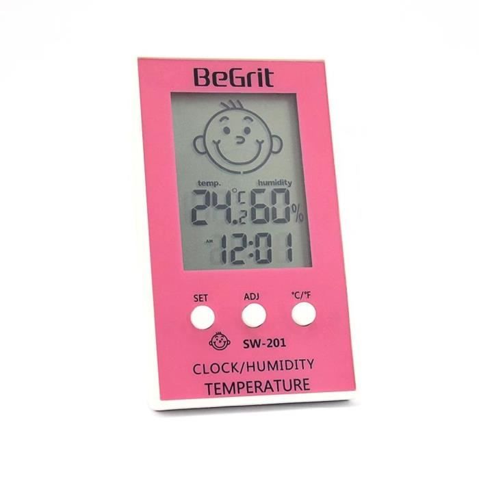 Begrit Hygrometre Thermometre Pour Bebe Temperature De La Piece Humidimetre Numerique Instantane Lecture Instantanee Avec Cdiscount Puericulture Eveil Bebe