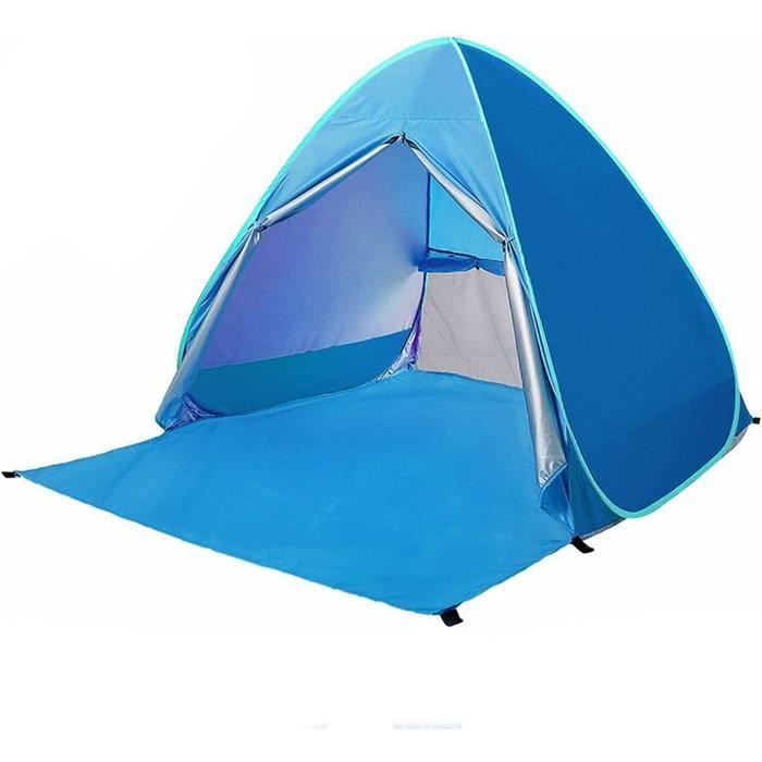 Tente De Plage Night Cat – Abri Soleil UPF 50+, Anti-UV, Facile à Monter, Pour 2-4 Personnes, Pique-nique Et Jardin