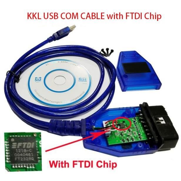 Scanner VCP CAN PRO obd obd2, Version 5.5.1, avec Dongle USB-VAG KKL, câble USB com, BUS CAN with UDS with k- kkl 409 with FTDI