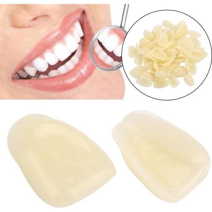 TMISHION couronne provisoire Couronne de dents temporaires inférieure supérieure en résine 70