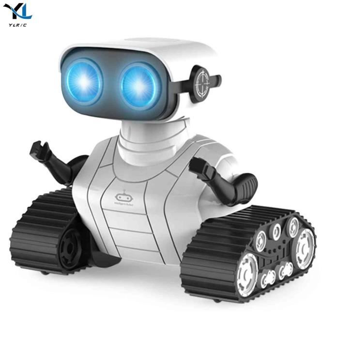 Robot interactif Intelligent 2.4GHz, avec musique, yeux LED, électronique,  fonction vocale, chant, danse, jou