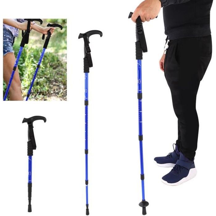 Bâton De Trekking Télescopique Stabil Stride En Aluminium - Vendu à L'unité, Neuf