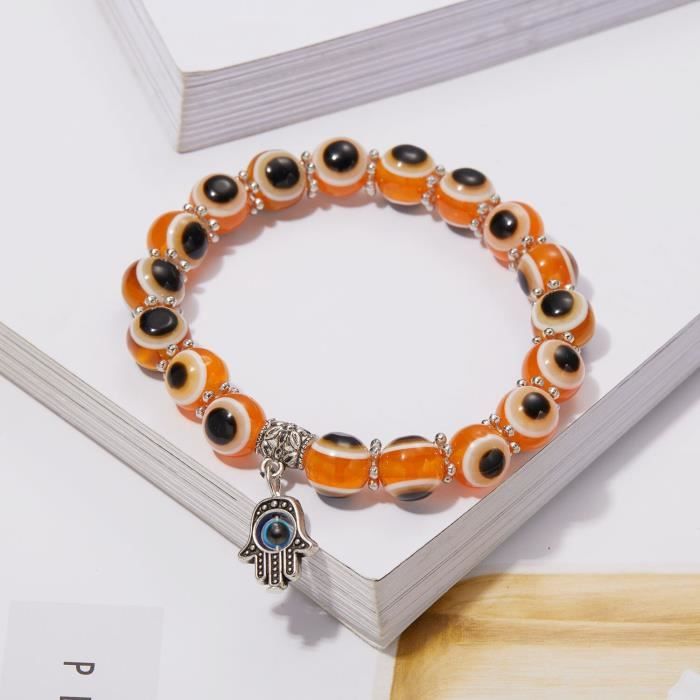Bracelet Chakra Extensible En Perles Multicolore - Porte-bonheur Bohème