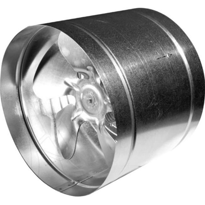 Metal Inline Extracteur Ventilateur 200 mm/8" avec montage support Conduit Ventilateur
