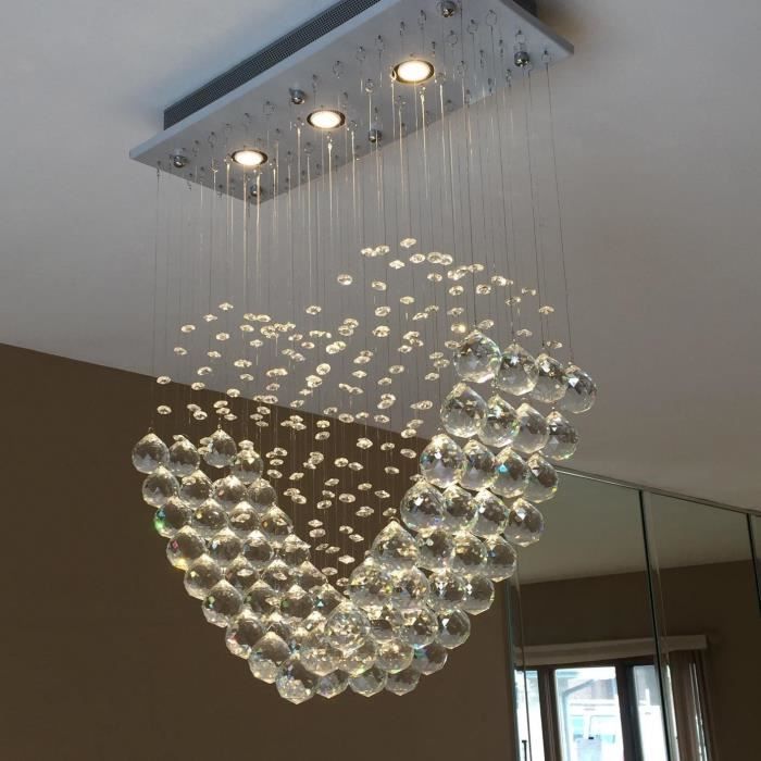 Lumière Plafond pendentif 2 BLANC SATIN verre teinte dipol Design Moderne Lustre 