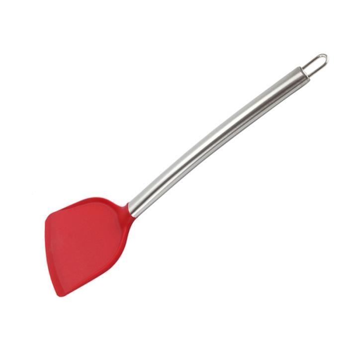 Spatule à Pâtisserie En Silicone En Forme De Cœur Avec Poignée En Bois Cuillères à Biscuits Accessoires De Cuisson Accessoires De Cuisine Ustensile De