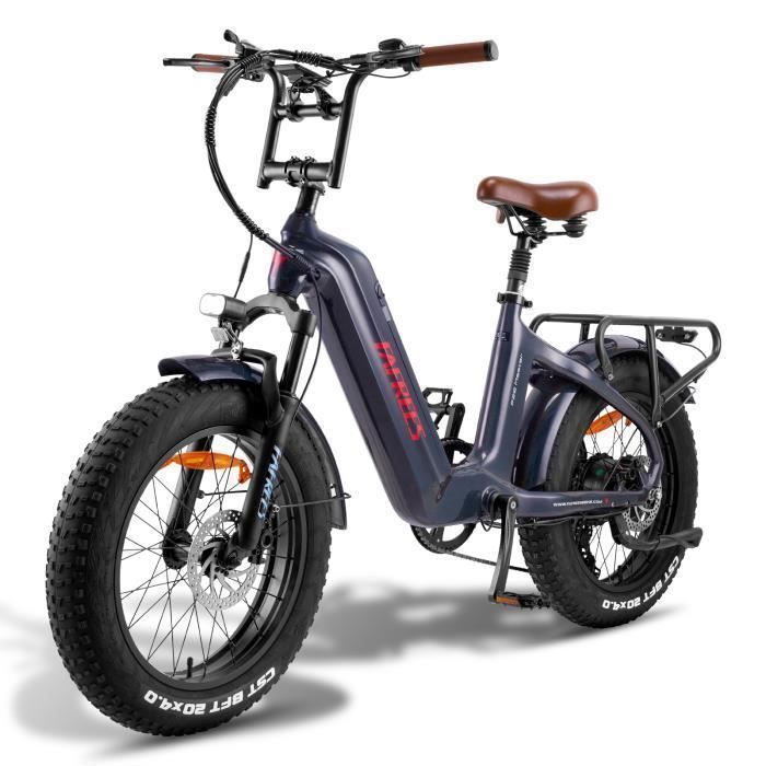 velo electrique Fafrees F20 Master 20 pouces Autonomie 120km Amortisseur avant VTC Fat bike Batterie 48V22.5Ah Coloré