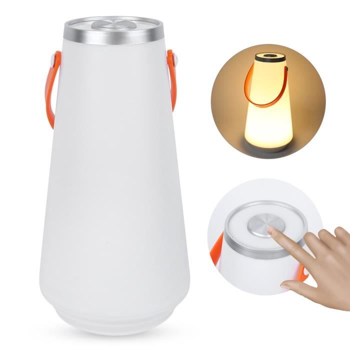 Lanterne - FAFEICY - Lampe de nuit tactile - Éclairage 360° - Luminosité réglable - USB rechargeable