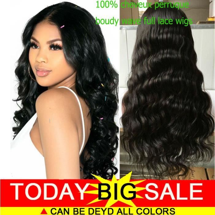 perruque full lace wig sans colle