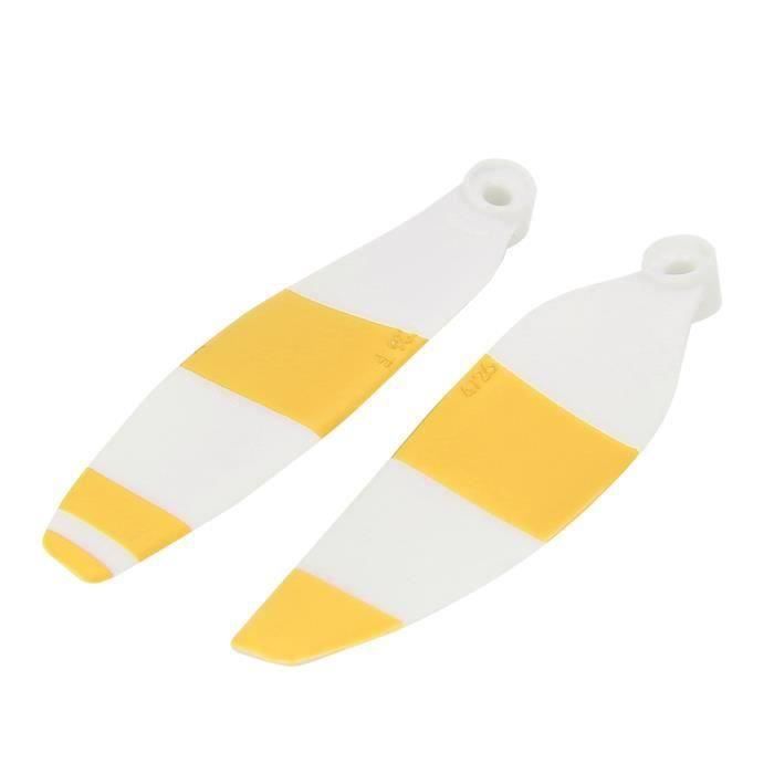 8 Hélices Drone 4726F + Vis Et Tournevis – Remplacement Pour Mini RC, Blanc/Noir Ou Or/Noir