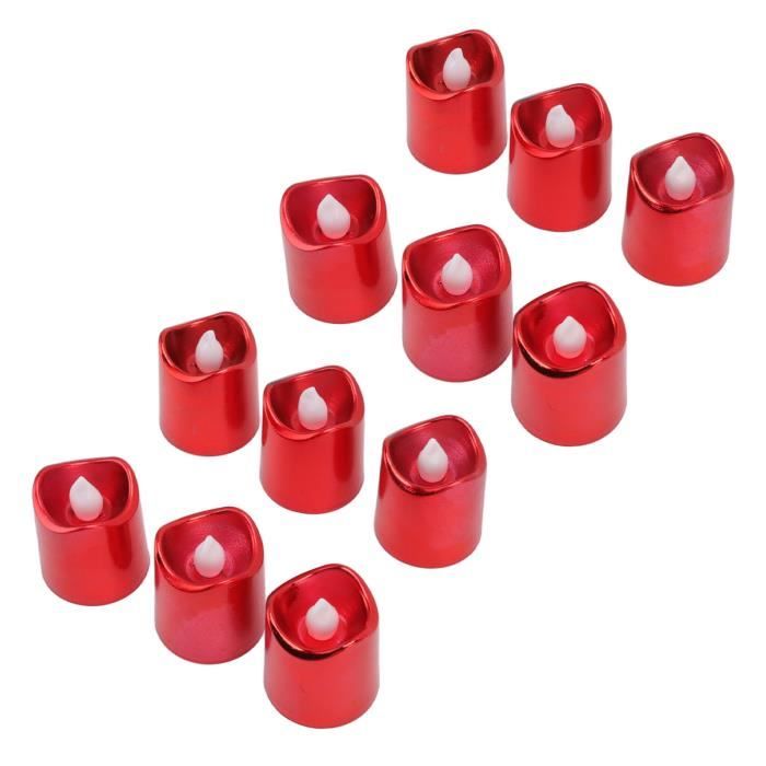 Lot De 2 Bougies LED Sans Flamme Vacillantes - Télécommande Et Minuterie - Décoration Orange Pour Automne Et Fêtes