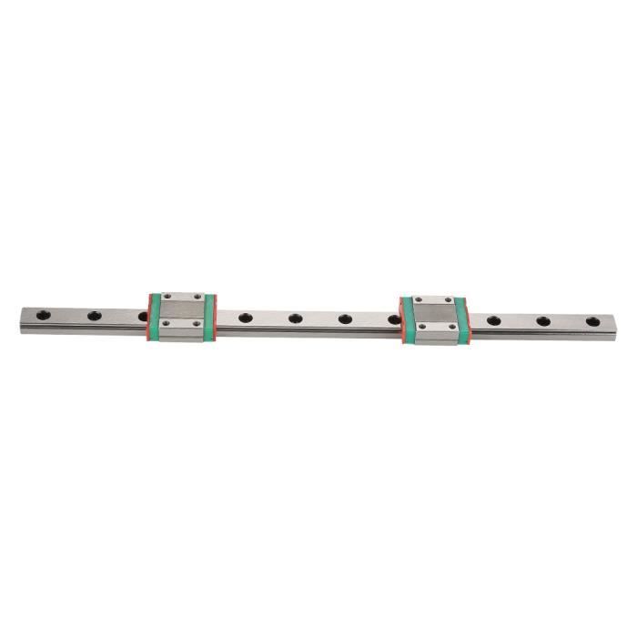 Rail De Guidage Linéaire Miniature MGN15H 100-1000mm - Guide Linéaire Avec Bloc Coulissant
