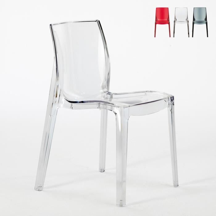 Chaise transparent Salle à Manger bar Femme Fatale Grand Soleil Design