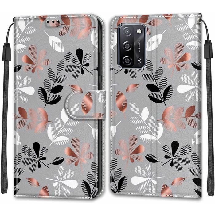 Cover per Oppo A55 5G / A54 4G / A53s 5G / A16 4G Custodia, Custodia in Pelle PU