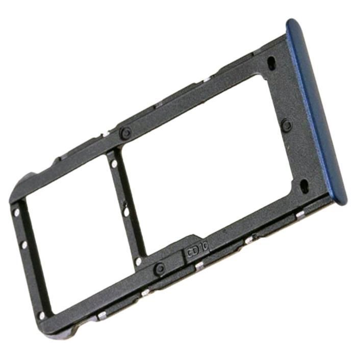 Huawei P Smart FIG LX1 FIG L31 Tiroir Carte SIM et Support Micro SD Piece de Remplacement Original - vue 2