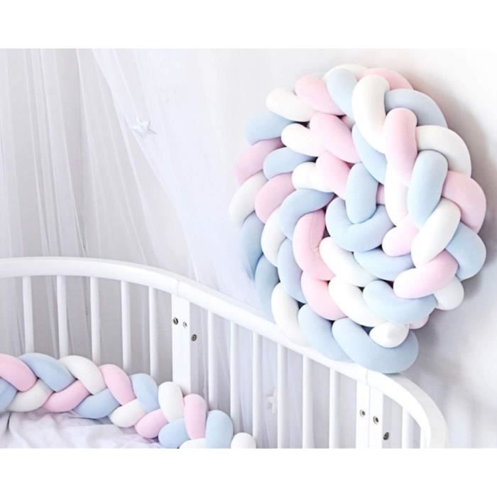 4m Bebe Tour De Lit Coussin Serpent Coussin Tresse Pare Chocs Velours Protection Bebe Blanc Rose Bleu Cdiscount Puericulture Eveil Bebe 4m Bebe Tour De Lit Coussin Serpent Coussin Tresse Pare Chocs Velours Protection Bebe Blanc Rose Bleu Cdiscount Puericulture Eveil Bebe