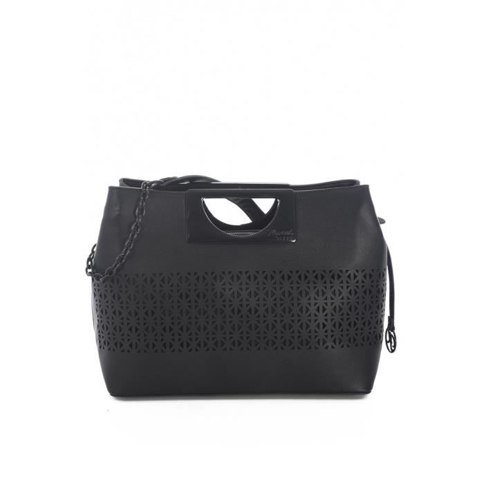 Sac A Main Avec Motif Ajoure Nobem Kaporal Noir Achat Vente Sac A Main Avec Motif Ajoure Cdiscount