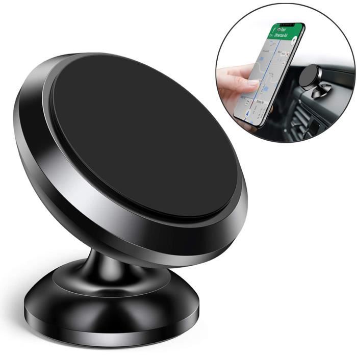 Support Voiture Collant Plat Magnetique pour Telephone Smartphone Aimant  Universel (OR) - Accessoire téléphonie pour voiture - Achat & prix