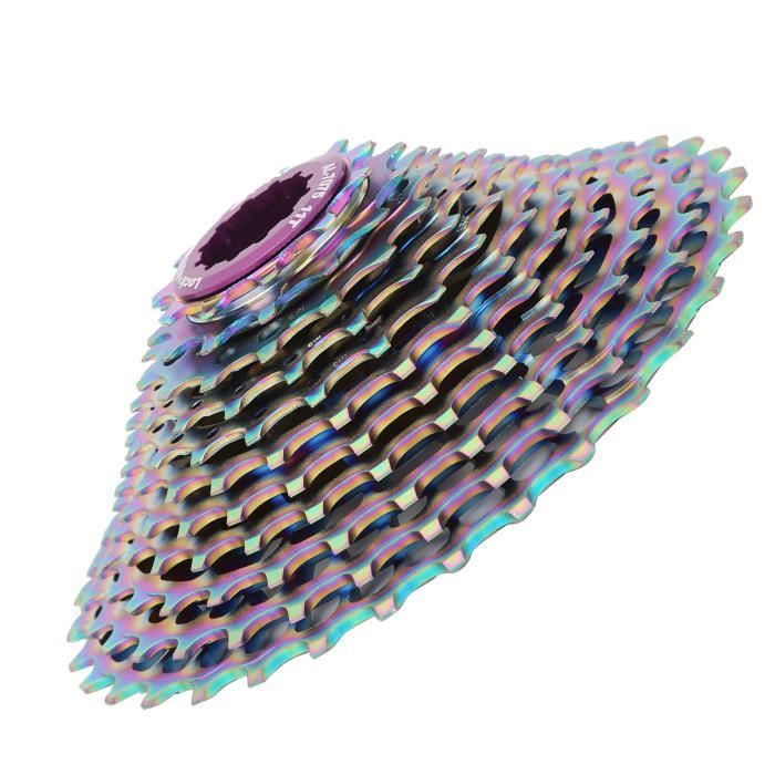 Cassette Vélo 11 Vitesses 11-34T - Creuse, Acier Nickel-Chrome - Pour Vélo De Route Et Pliant