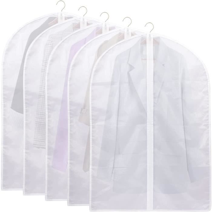 Housse Vetement Penderie Anti Mite Translucide 110cm, Housses de Vêtements avec Zip, Housse Housse Vetement Penderie Anti Mite Translucide 110cm, Housses de Vêtements avec Zip, Housse