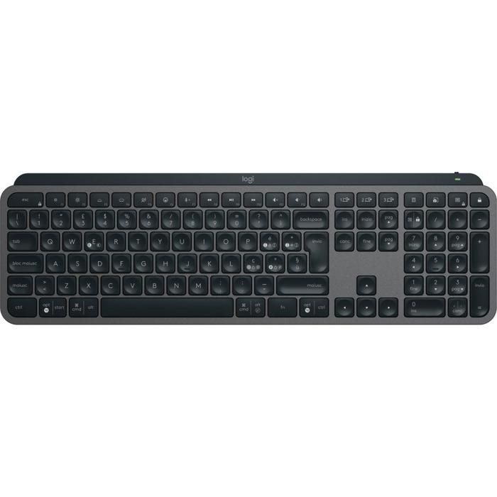 Logitech MX Keys S - Graphite, Clavier Italien