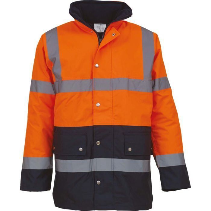 Traega TTS11 Go/RT T-Shirt Haute Visibilité Sécurité Travail Manches Courtes - Orange, Large