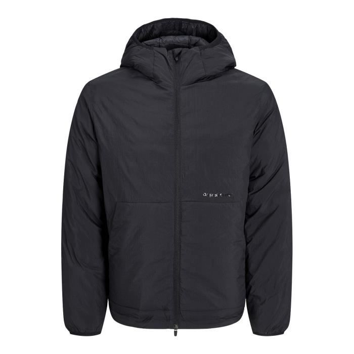 JACK & JONES Sweat à Capuche zippé Homme Flame Noir