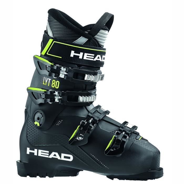 chaussures de ski head edge lyt 80 black-yellow homme