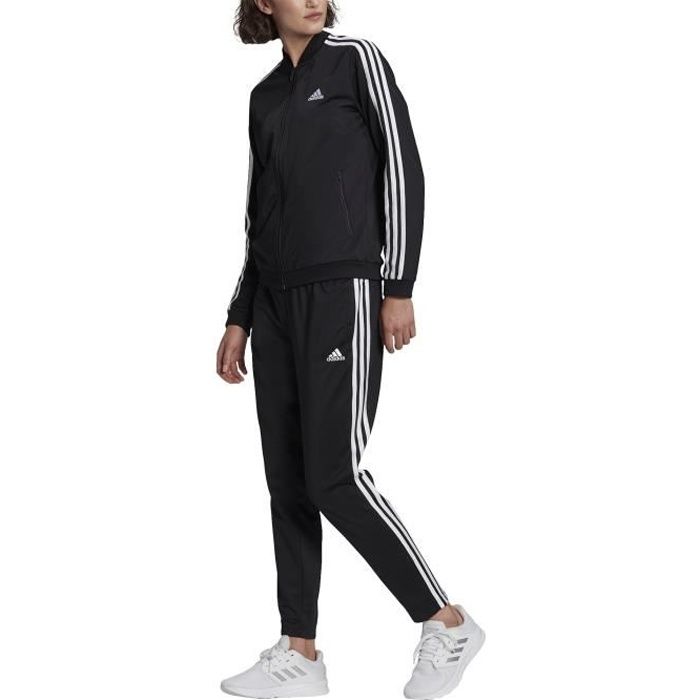 Adidas Survêtement pour Femme Essentials 3-Stripes Noir