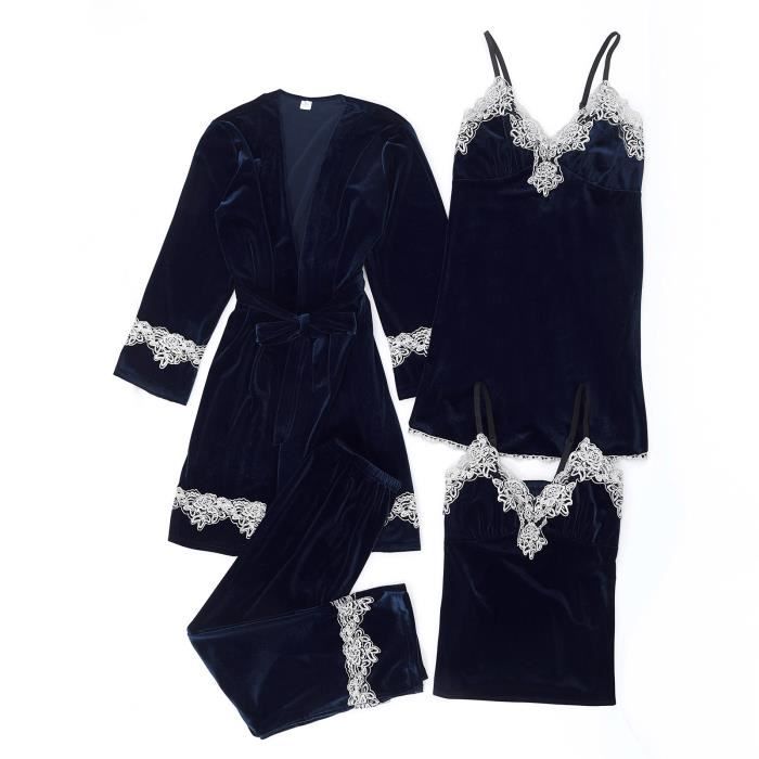 Chemise De Nuit Manches Longues Ice Birds - Maître Renard