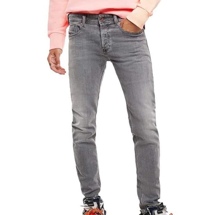 Jeans Skinny Gris Homme Diesel Sleenker