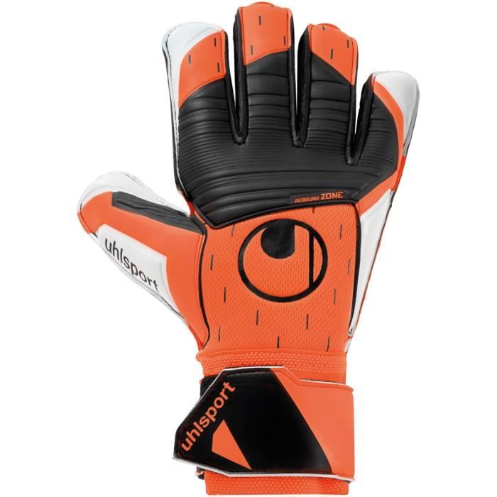 Gants de gardien Uhlsport Soft Resist+ - orange fluo/blanc/noir - Taille 9