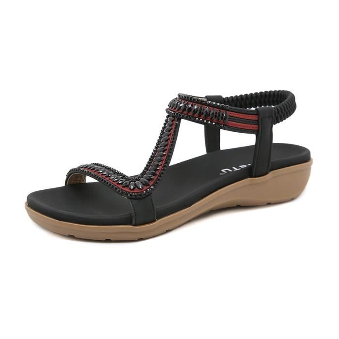 Sandales Boulangers Blanches Vernies à Boucle Rétro - Taille US 7 (Medium) - Neuves Sans Emballage