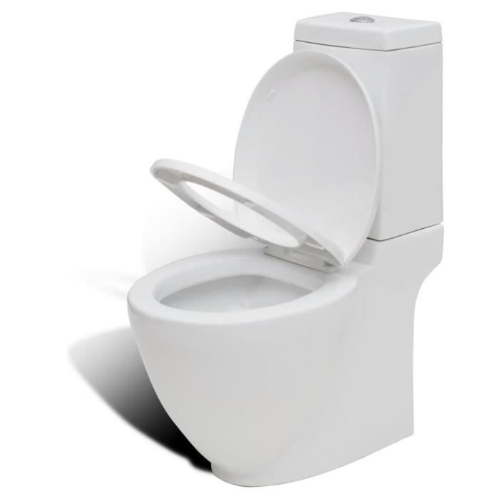 Cuvette WC - OVONNI - carré blanche en céramique - mécanisme pratique -  système de vidange double moderne - Cdiscount Bricolage