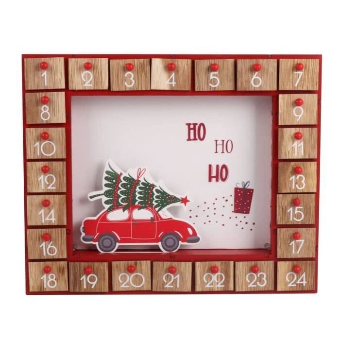 Calendrier De L'Avent 24 Boîtes Vides à Remplir | Compte à Rebours Noël, Décoration Bureau, Cadeaux Pour Enfants, Ados, Famille