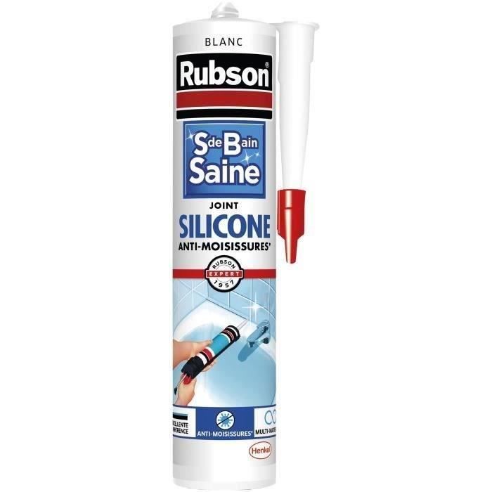 Mastic silicone2 - tous supports - anti-moisissures - blanc - 280 mL