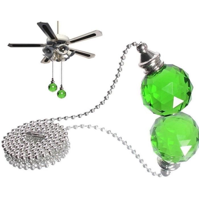 Lot de 3 interrupteurs de ventilateur de plafond ZE-109 avec chaîne de traction de rechange (nickel Lot de 3 interrupteurs de ventilateur de plafond ZE-109 avec chaîne de traction de rechange (nickel