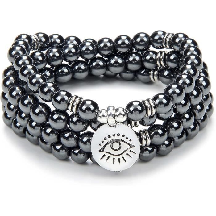 Collier Pendentif âme Kabbale – Protection Mauvais œil – Chance – Argenté