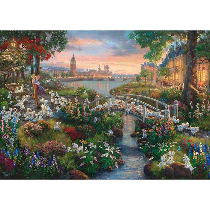Puzzle 1000 pièces : Disney les 101 Dalmatiens